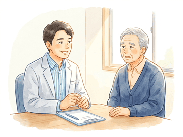 STEP1　点滴の継続・経過観察［当院］ イメージ