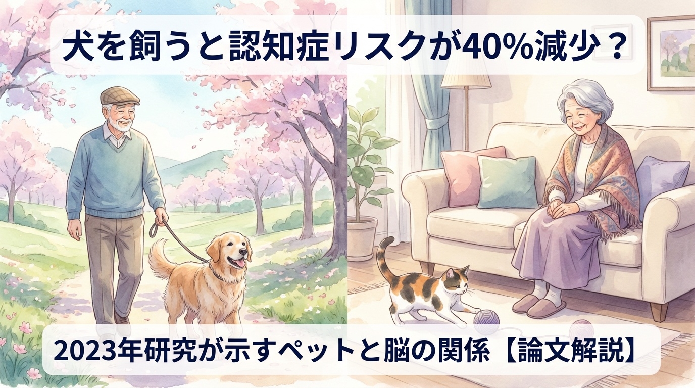 ペットと認知症予防の関係