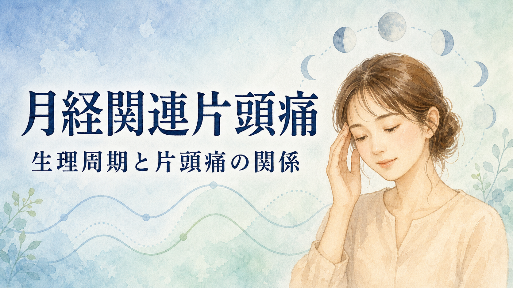 月経関連片頭痛|月経周期と片頭痛の関係と受診の目安