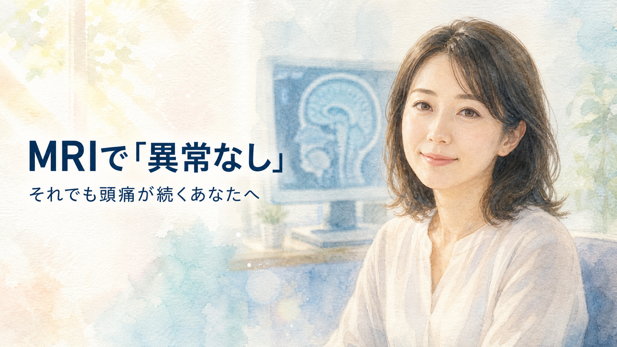 頭痛のMRIで異常なしと言われたら｜わかることと、その後の治療を専門医が解説